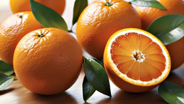 Картинка 3д+графика еда- food апельсины