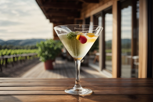 Обои картинки фото 3д графика, еда-, food, martini, cocktail