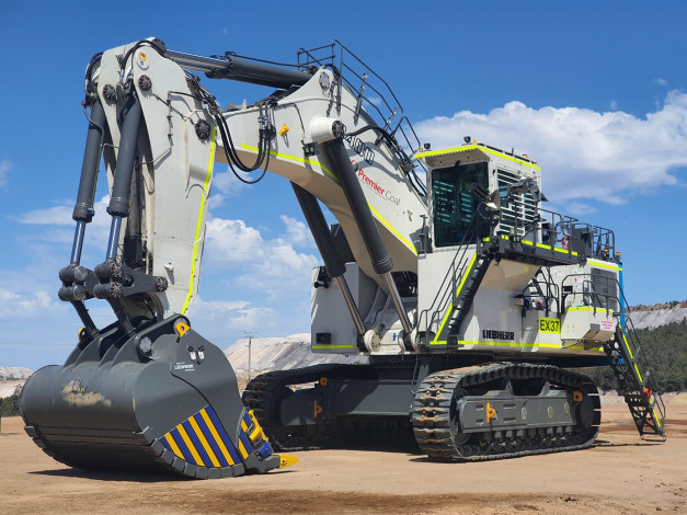 Обои картинки фото техника, экскаваторы, liebherr