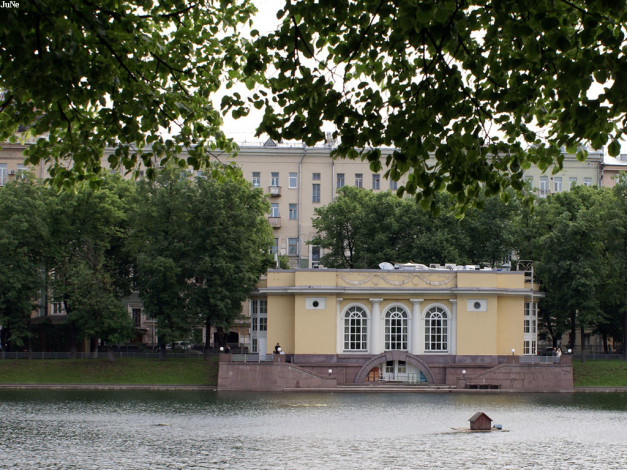 Обои картинки фото москва, патриарший, пруд, города, россия