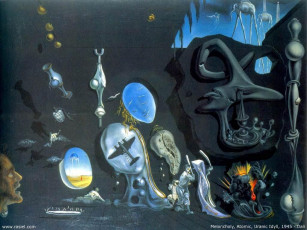 Картинка дали меланхолическая атомно урановая идиллия рисованные salvador dali