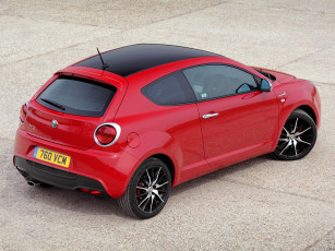 обоя автомобили, alfa romeo, mito, красный, 955, uk-spec, sportiva, alfa, romeo