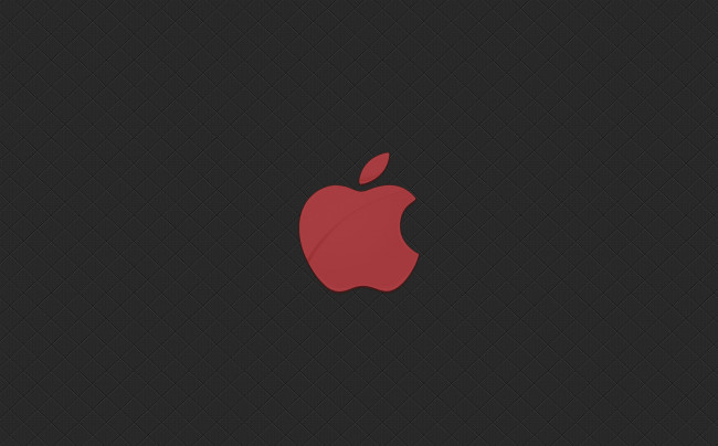 Обои картинки фото компьютеры, apple, клетки, яблоко, логотип