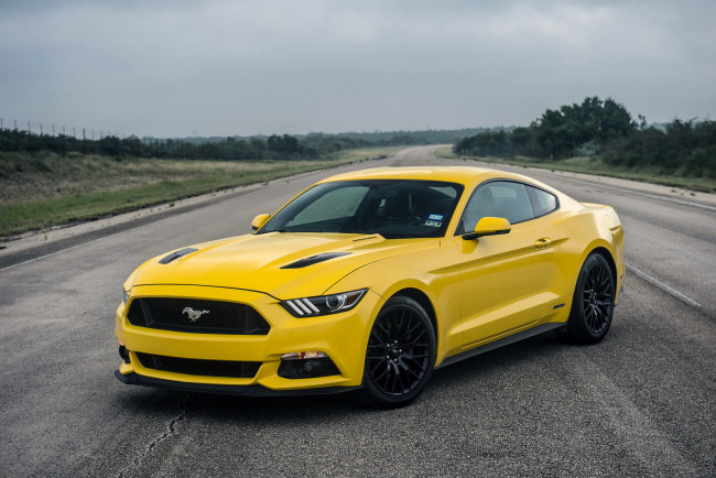 Обои картинки фото автомобили, mustang, hennessey, 2015, г, supercharged, gt, hpe750