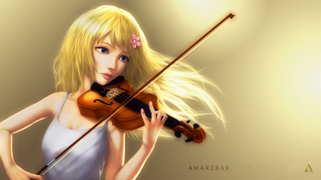 Обои картинки фото аниме, shigatsu wa kimi no uso, твоя, апрельская, ложь