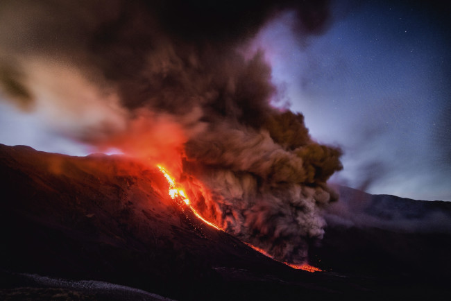 Обои картинки фото природа, стихия, вулкан