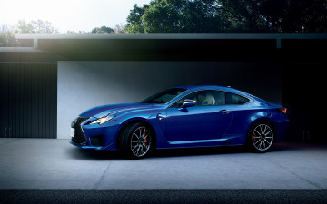 обоя 2019 lexus rc f, автомобили, lexus, лексус, японские, вид, сбоку, купе, внешность, спортивный, автомобиль, синий