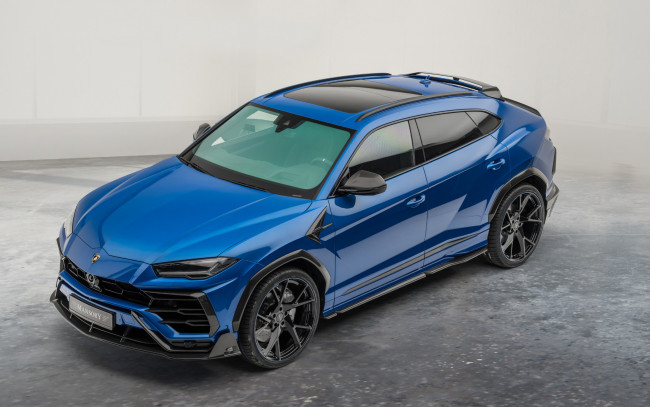 Обои картинки фото mansory lamborghini urus venatus 2020, автомобили, lamborghini, urus, venatus, тюнинг, 2020, mansory, внешность, новый, синий, черные, колеса, итальянские, ламборгини