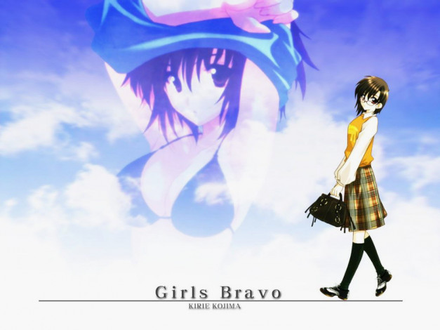 Обои картинки фото аниме, girls, bravo