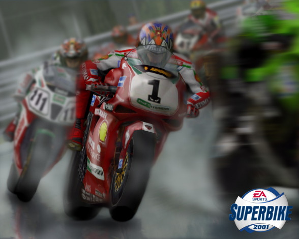 Обои картинки фото видео, игры, superbike, 2001