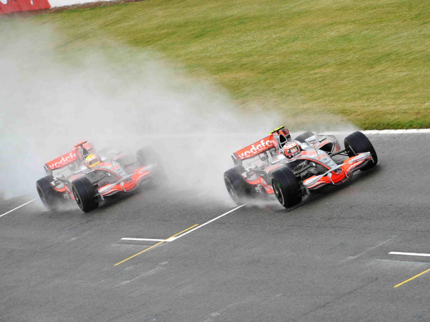 Обои картинки фото f1, silverstone, 2008, спорт, формула