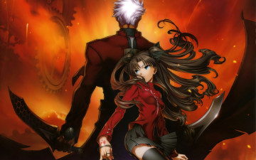 обоя аниме, fate, stay, night