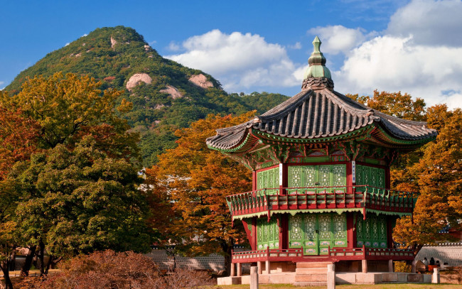 Обои картинки фото gyeongbok, palace, города, буддистские, другие, храмы, seoul, south, korea
