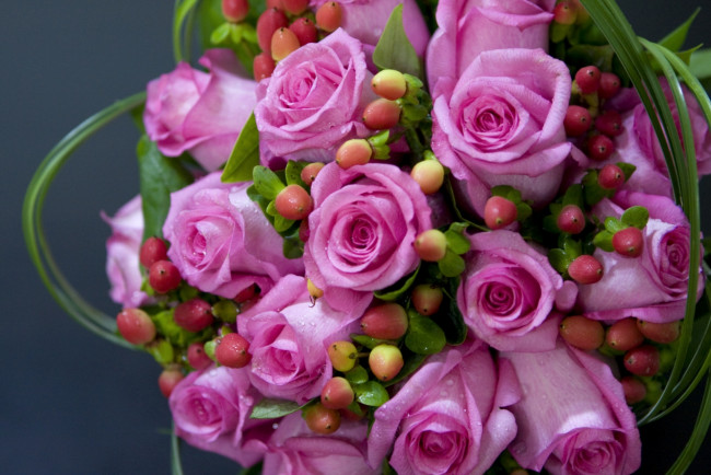 Обои картинки фото цветы, розы, розовый, букет