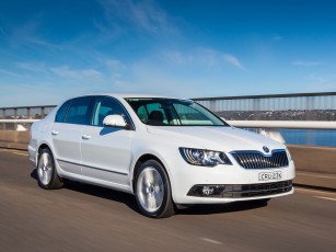 Картинка автомобили skoda skodа superb au-spec 2014г светлый