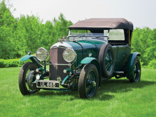 Картинка bentley+4+& 189 +litre+vanden+plas+open+tourer+1929–30 автомобили классика bentley ретро зеленый