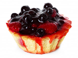 Картинка еда пирожные +кексы +печенье пирожное варенье ягоды