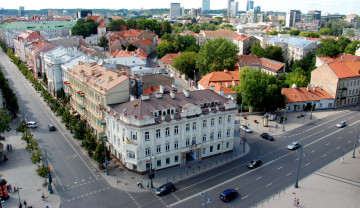 обоя вильнюс литва, города, вильнюс , литва, дома, вильнюс, улица