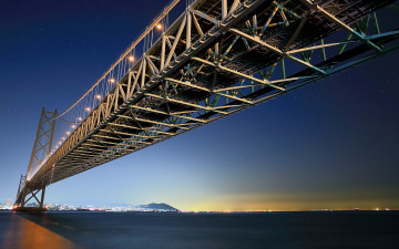 Картинка akashi+kaikyo+bridge +japan города -+мосты мост акаси-кайкё japan akashi kaikyo bridge Япония пролив акаси strait