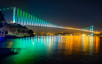 обоя босфорский мост,  стамбул,  турция, города, стамбул , турция