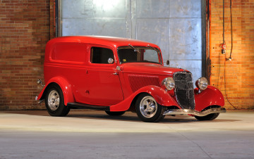 обоя 1933 ford sedan delivery street rod, автомобили, custom classic car, ford