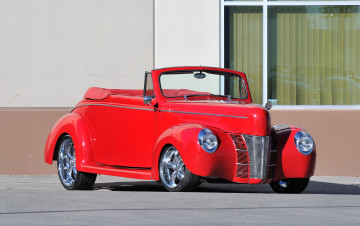 обоя 1940 ford cabriolet street rod, автомобили, custom classic car, ford