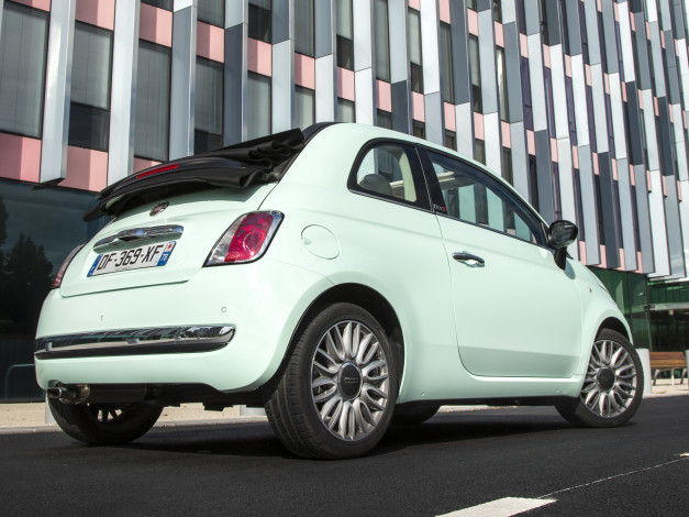 Обои картинки фото автомобили, fiat, 2014г, cult, 500c