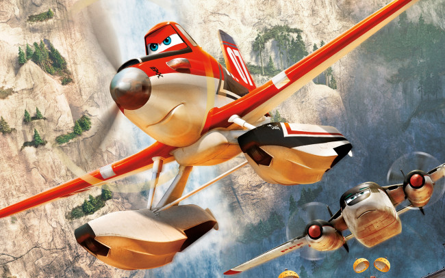 Обои картинки фото planes,  fire & rescue, мультфильмы,  fire and rescue, самолёты