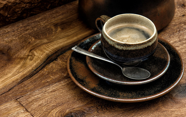 Обои картинки фото еда, кофе,  кофейные зёрна, миска, чашка