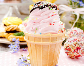 Картинка еда мороженое +десерты ice cream сладкое sweet dessert глазурь десерт