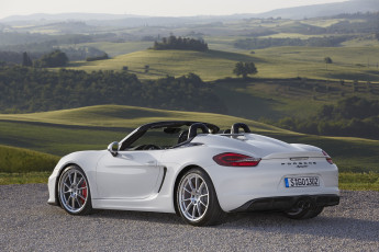 Картинка автомобили porsche 981 2015г светлый spyder boxster