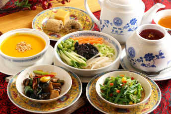 Картинка еда разное чай посуда овощи суп ассорти блюда японская кухня