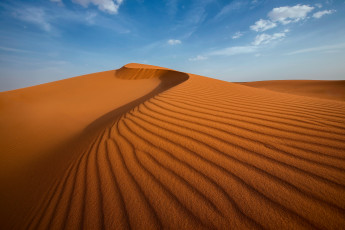 Картинка природа пустыни песок облака небо дюны барханы