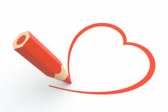 Картинка векторная+графика сердечки+ hearts сердце рисунок белый фон карандаш