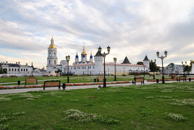 Обои картинки фото тобольск, города, - исторические,  архитектурные памятники, кремль