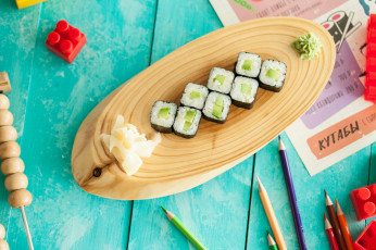 Картинка еда рыба +морепродукты +суши +роллы вкусно палочки лосось рис роллы