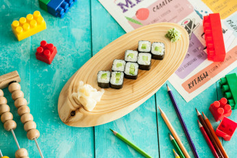 Картинка еда рыба +морепродукты +суши +роллы вкусно рис роллы палочки