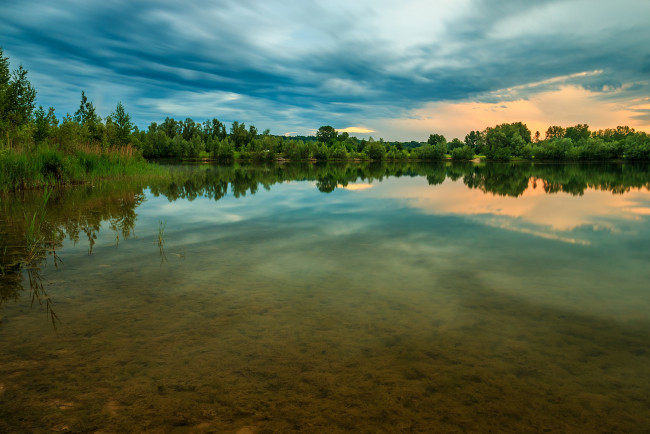 Обои картинки фото природа, реки, озера, вода, поток, деревья, река