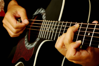 обоя музыка, -музыкальные инструменты, руки, гитара