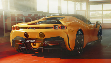 Картинка ferrari+sf90+stradale+2020 автомобили ferrari sf90 stradale 2020 крутая и модная девушка из италии