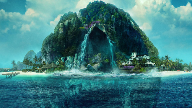 Обои картинки фото fantasy island ,  2020, кино фильмы, fantasy island, остров, фантазий, постер, триллер, фантастика
