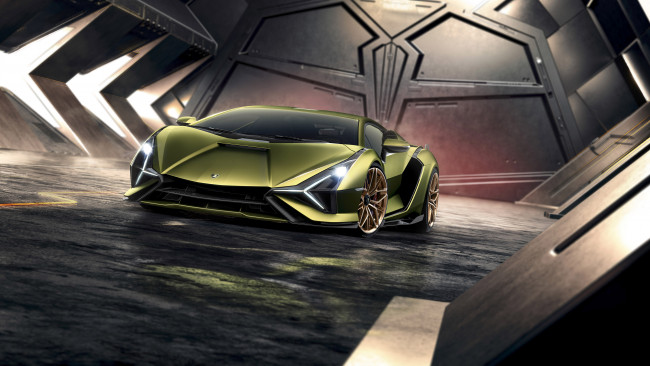 Обои картинки фото lamborghini sian 2019-2020, автомобили, lamborghini, sian, 2019, 2020, крутой, классный, итальянский, парень, с, изюминкой