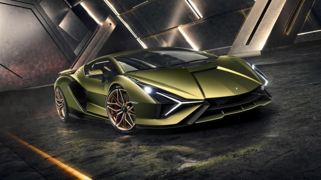 Обои картинки фото lamborghini sian 2019-2020, автомобили, lamborghini, sian, 2019, 2020, крутой, классный, итальянский, парень, с, изюминкой