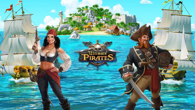 Обои картинки фото ultimate pirates, видео игры, ---другое, ultimate, pirates