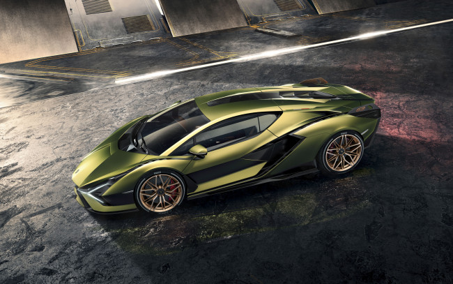 Обои картинки фото lamborghini sian 2019-2020, автомобили, lamborghini, sian, 2019, 2020, крутой, классный, итальянский, парень, с, изюминкой