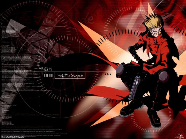 Обои картинки фото аниме, trigun