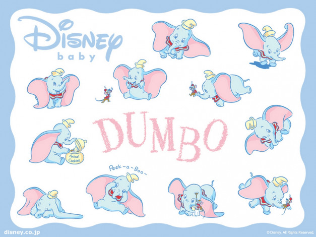 Обои картинки фото мультфильмы, dumbo