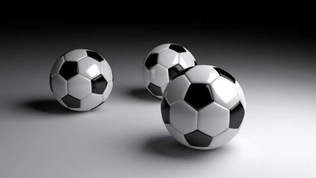 Обои картинки фото спорт, 3d, рисованные, мячи