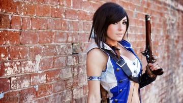 Картинка девушки -unsort+ креатив cosplay jessica nigri sexy connor няшка assassin's creed 3