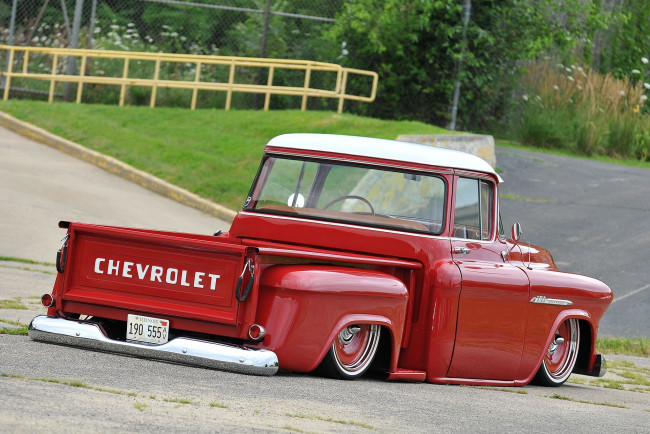 Обои картинки фото автомобили, custom pick-up, chevrolet